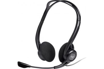 Logitech 960 Headset Bedraad Hoofdband Oproepen/muziek USB Type-A Zwart