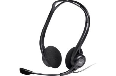 Logitech 981-000100 hoofdtelefoon/headset Bedraad Hoofdband Oproepen/muziek USB Type-A Zwart