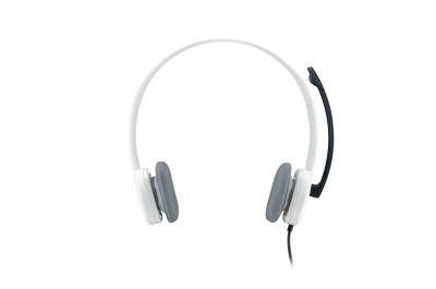 Logitech 981-000350 hoofdtelefoon/headset Bedraad Hoofdband Kantoor/callcenter Wit