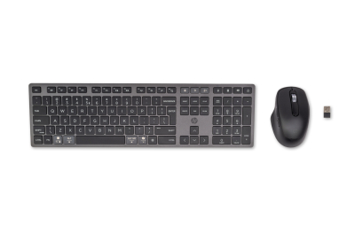 HP 720 Multi-Device Rechargeable Wireless Keyboard and Mouse Combo