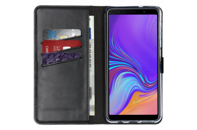 Selencia Echt Lederen Bookcase Samsung Galaxy A7 (2018)