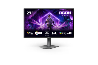 AOC G2 AG276UZD computer monitor 67,3 cm (26.5") 3840 x 2160 Pixels 4K Ultra HD OLED Zwart