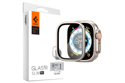 Spigen AGL06161 slimme draagbare accessoire Schermbeschermer Titanium Metaal, Gehard glas