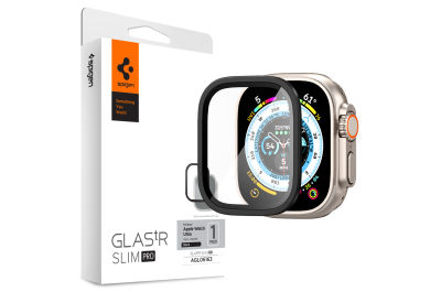 Spigen AGL06163 slimme draagbare accessoire Schermbeschermer Zwart Metaal, Gehard glas