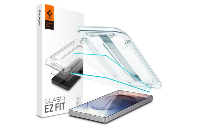 Spigen Glas.tR EZ Fit Doorzichtige schermbeschermer Samsung 2 stuk(s)