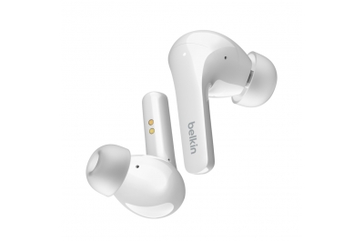Belkin SOUNDFORM Flow Headset Draadloos In-ear Oproepen/muziek USB Type-C Bluetooth Wit