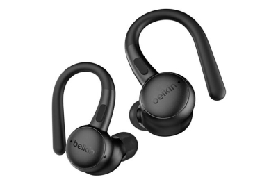Belkin SoundForm ActiveFit Headset Bedraad en draadloos oorhaak Oproepen/muziek USB Type-C Bluetooth Zwart