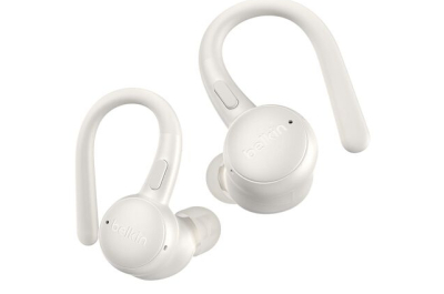 Belkin SoundForm ActiveFit Headset Bedraad en draadloos oorhaak Oproepen/muziek USB Type-C Bluetooth Wit