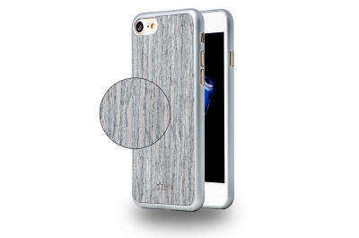 Azuri AZCOVELWOODIPH7-GRY mobile phone case Cover Grey