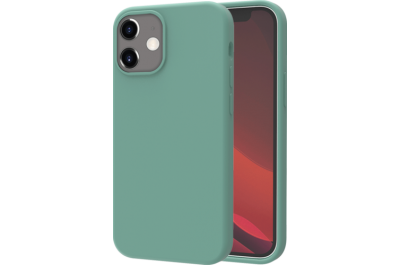 Azuri liquid silicon cover - groen - voor iPhone 12 mini