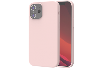 Azuri liquid silicon cover - roze - voor iPhone 12 mini