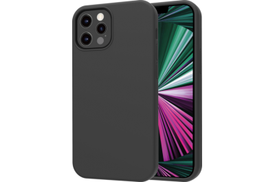 Azuri liquid silicon cover - zwart - voor iPhone 13 Pro