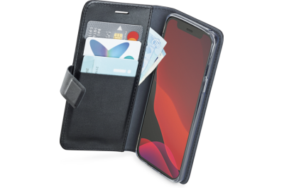Azuri walletcase with magnetic closure & cardslots - zwart - iPhone 12 Pro Max