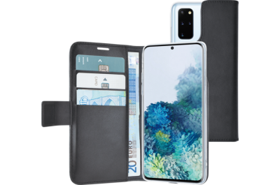 Azuri walletcase - magnetic closure & 3 cardslots-zwart-Samsung Galaxy S20 Plus