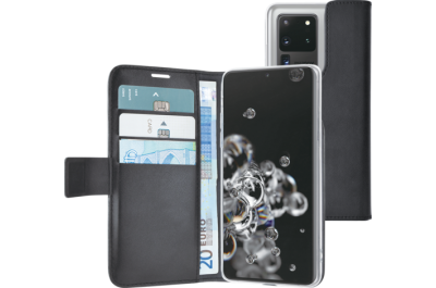 Azuri walletcase - magnetic closure & 3 cardslots-zwart-Samsung Galaxy S20 Ultra