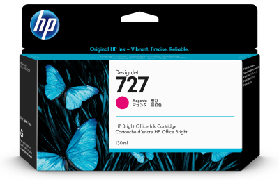 HP 727 magenta DesignJet inktcartridge, 130 ml