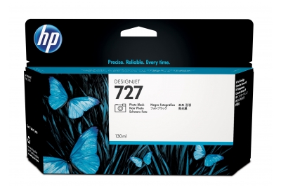 HP 727 zwarte DesignJet fotoinktcartridge, 130 ml