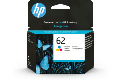 HP 62 originele drie-kleuren inktcartridge