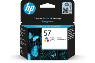 HP 57 originele drie-kleuren inktcartridge