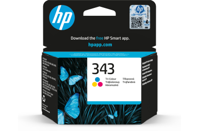 HP 343 originele drie-kleuren inktcartridge