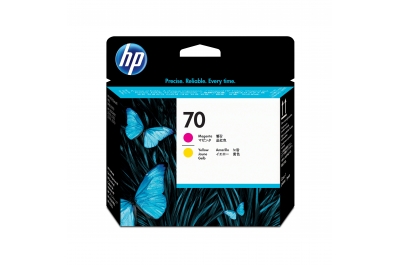 HP 70 Magenta and Yellow DesignJet Printhead