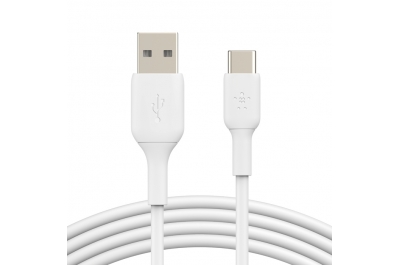 Belkin BoostCharge USB cable 1 m USB 2.0 USB A USB C White