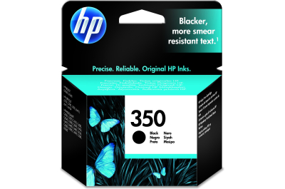 HP 350 originele zwarte inktcartridge