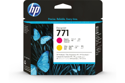 HP 771 magenta/gele DesignJet printkop