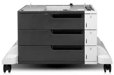 HP LaserJet 3x500-sheet invoerlade met standaard