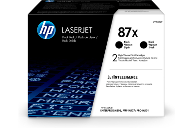 HP 87X originele high-capacity zwarte LaserJet tonercartridges, 2-pack