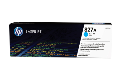 HP 827A toner LaserJet cyan authentique