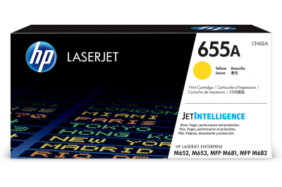 HP 655A Toner LaserJet jaune authentique