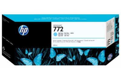 HP 772 300-ml Light Cyan DesignJet Ink Cartridge