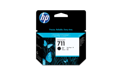 HP 711 cartouche d'encre DesignJet noir, 80 ml