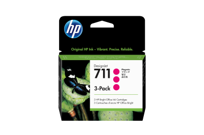 HP 711 magenta DesignJet inktcartridges, 29 ml, 3-pack