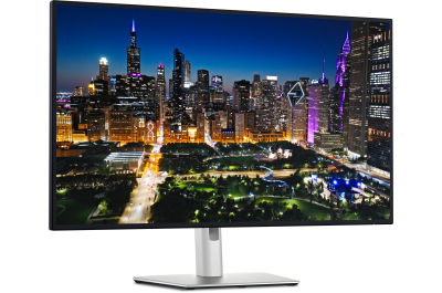 DELL UltraSharp U3225QE computer monitor 80 cm (31.5") 3840 x 2160 Pixels 4K Ultra HD LCD Zwart, Zilver