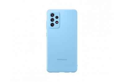 Samsung A72 Silicone Cover Blue mobiele telefoon behuizingen 17 cm (6.7") Hoes Blauw