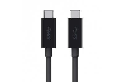 Belkin F2CU049bt2M-BLK câble USB 2 m USB 3.2 Gen 1 (3.1 Gen 1) USB C Noir