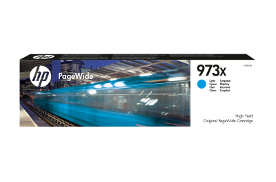 HP 973X originele cyaan high-capacity PageWide cartridge