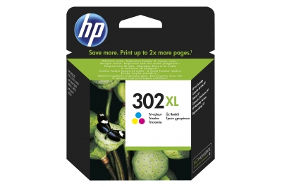 HP 302XL originele high-capacity drie-kleuren inktcartridge