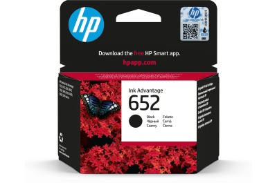 HP Ink/652 Black Cart