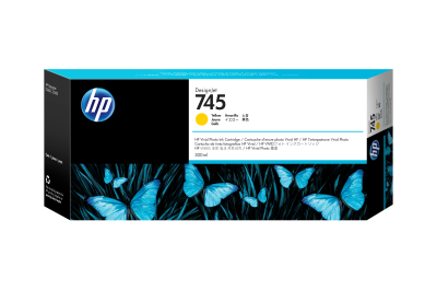 HP 745 gele DesignJet inktcartridge, 300 ml