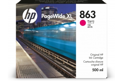 HP 863 500-ml Magenta PageWide XL Ink Cartridge