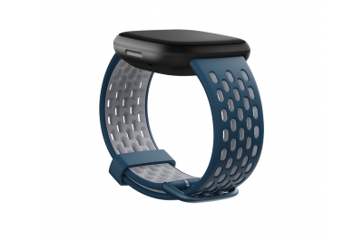 Fitbit FB174SBNVGYL accessoire intelligent à porter sur soi Bande Bleu, Gris Aluminium, Silicone