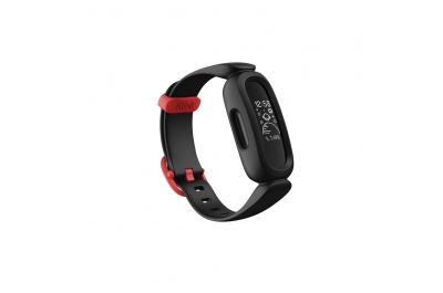 Fitbit Ace 3 PMOLED Bracelet connecté Noir, Rouge