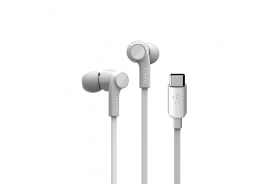 Belkin ROCKSTAR™ in-ear oordopjes met USB-C connector - Wit