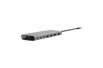 Belkin INC015BTSGY-CZ laptop dock & poortreplicator Bedraad USB 3.2 Gen 1 (3.1 Gen 1) Type-C Aluminium