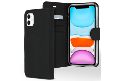 Accezz Wallet Softcase Bookcase iPhone 11 - Zwart