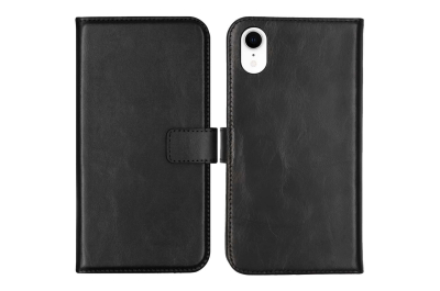 Selencia Echt Lederen Bookcase iPhone Xr