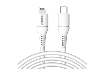 Accezz Lightning naar USB-C kabel - MFi certificering - 2 meter - Wit